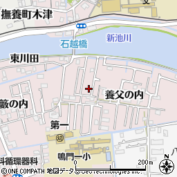 徳島県鳴門市大津町木津野養父の内35周辺の地図