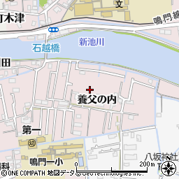 徳島県鳴門市大津町木津野養父の内周辺の地図