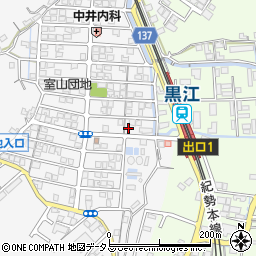 和歌山県海南市黒江1-125周辺の地図