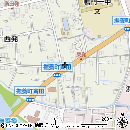 徳島県鳴門市撫養町斎田東発16周辺の地図