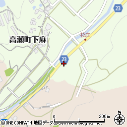 香川県三豊市高瀬町下麻680周辺の地図
