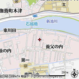 徳島県鳴門市大津町木津野養父の内34-1周辺の地図