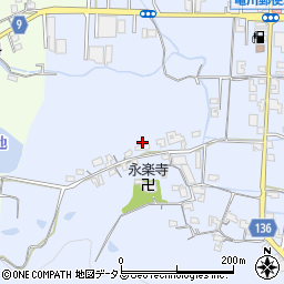 和歌山県海南市且来842周辺の地図