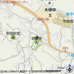 広島県江田島市大柿町大原1716周辺の地図