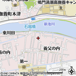 徳島県鳴門市大津町木津野養父の内34周辺の地図