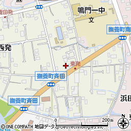 徳島県鳴門市撫養町斎田東発46周辺の地図