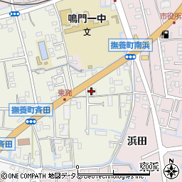 徳島県鳴門市撫養町斎田東発39周辺の地図