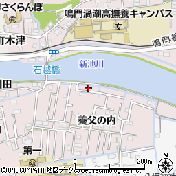 徳島県鳴門市大津町木津野養父の内44-6周辺の地図