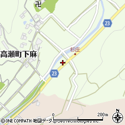 香川県三豊市高瀬町下麻679周辺の地図