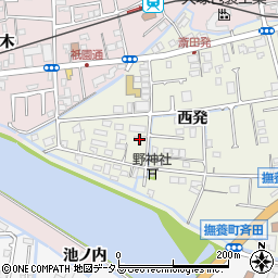 徳島県鳴門市撫養町斎田西発100周辺の地図