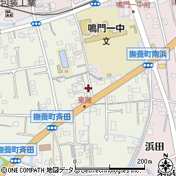 徳島県鳴門市撫養町斎田東発42周辺の地図