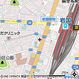 大阪せんい周辺の地図