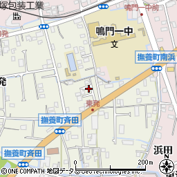 徳島県鳴門市撫養町斎田東発45-16周辺の地図