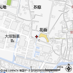 徳島県鳴門市撫養町立岩芥原129周辺の地図