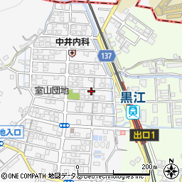 和歌山県海南市黒江1-187周辺の地図