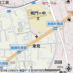 徳島県鳴門市撫養町斎田東発41周辺の地図