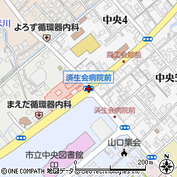 済生会病院前周辺の地図