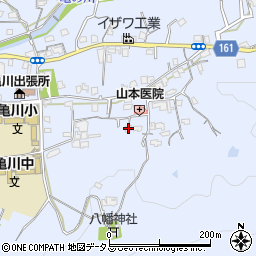 和歌山県海南市且来639周辺の地図
