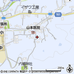 和歌山県海南市且来590周辺の地図