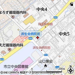 山口県　インターンシップ推進協議会周辺の地図