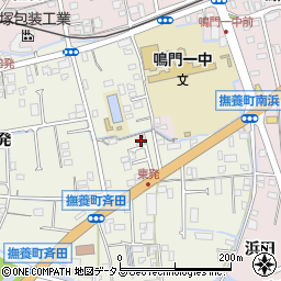 徳島県鳴門市撫養町斎田東発45-2周辺の地図