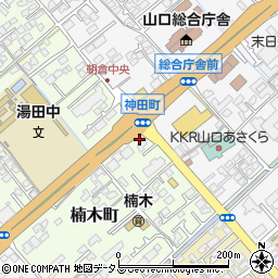 ＥＣＣベストワン　湯田校周辺の地図