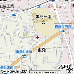 徳島県鳴門市撫養町斎田東発42-10周辺の地図