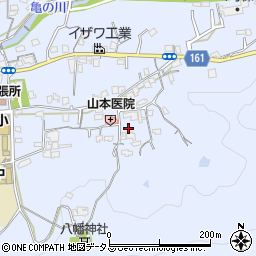 和歌山県海南市且来589周辺の地図