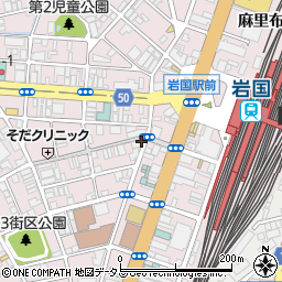 九州地鶏居酒屋 よか鶏 岩国駅前店周辺の地図
