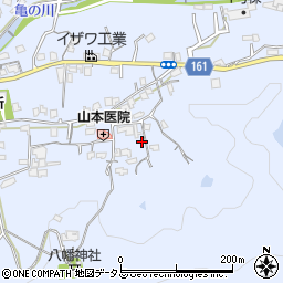 和歌山県海南市且来592周辺の地図