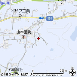 和歌山県海南市且来596周辺の地図