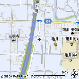 和歌山県海南市且来672周辺の地図