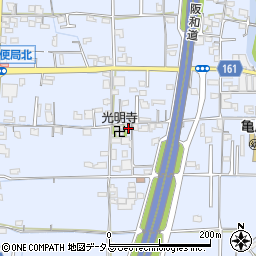 和歌山県海南市且来693周辺の地図