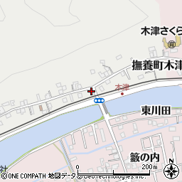 徳島県鳴門市撫養町木津960周辺の地図