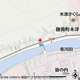 徳島県鳴門市撫養町木津961-1周辺の地図