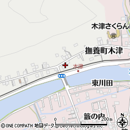 徳島県鳴門市撫養町木津962周辺の地図