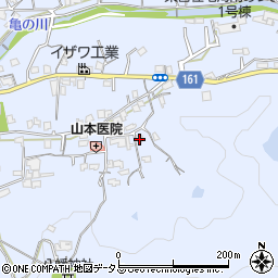 和歌山県海南市且来594周辺の地図