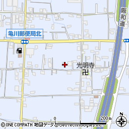 和歌山県海南市且来115周辺の地図
