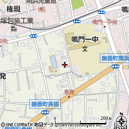 徳島県鳴門市撫養町斎田東発67周辺の地図