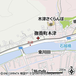 徳島県鳴門市撫養町木津977周辺の地図