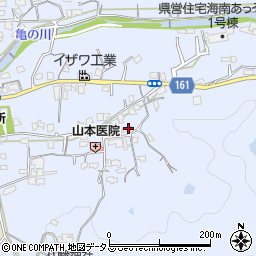 和歌山県海南市且来582周辺の地図