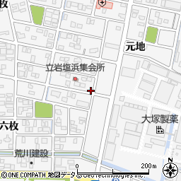 徳島県鳴門市撫養町立岩元地182周辺の地図