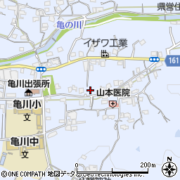 和歌山県海南市且来393周辺の地図