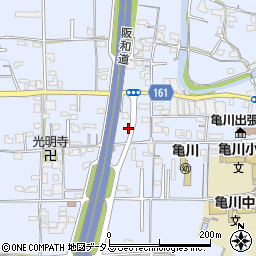 和歌山県海南市且来251周辺の地図