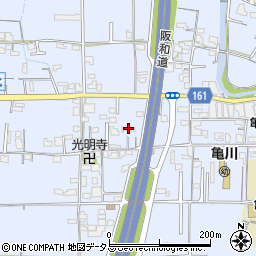 和歌山県海南市且来244周辺の地図