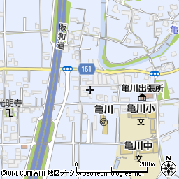 和歌山県海南市且来257周辺の地図