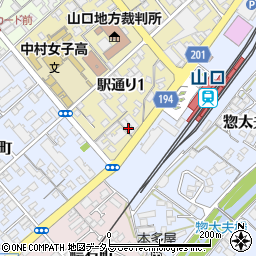 株式会社アートネイチャー　山口店周辺の地図