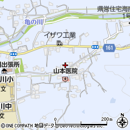 和歌山県海南市且来399周辺の地図