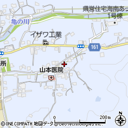 和歌山県海南市且来577周辺の地図