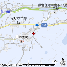 和歌山県海南市且来578周辺の地図
